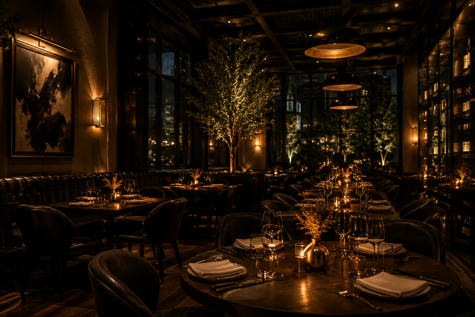 Luna Bistro dining room